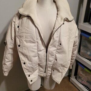 Rainbow West White Puffer Jacket